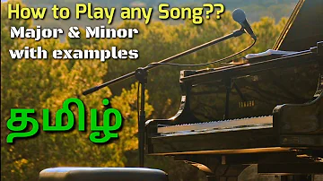 Basic keyboard lessons in Tamil | Lesson 4 | How to play any song | Major Scale | Minor scale tamil