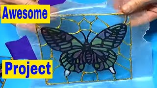 How To Make RESIN Stained Glass  Perfect Results