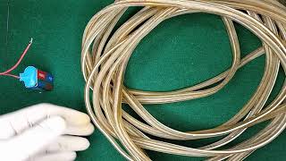 Thin vs Thick Wire Voltage Drop Testing Real Experiment.