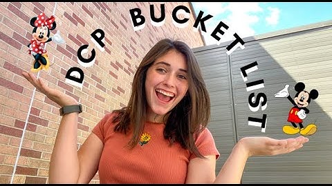 My DCP Bucket List // DISNEY COLLEGE PROGRAM FALL 2022