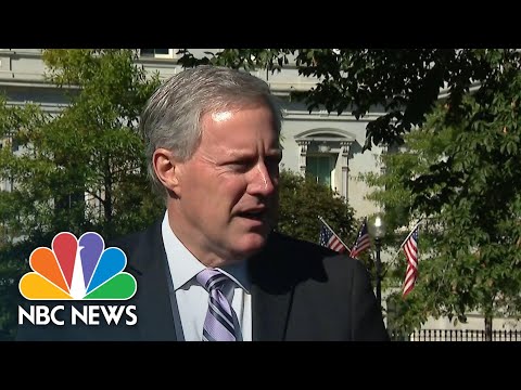 Meadows Confirms Trump Is Experiencing 'Mild Symptoms' Of Coronavirus - NBC News.