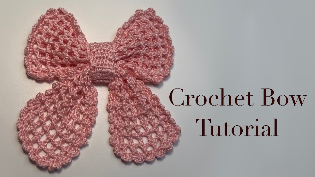 Crochet Bo Tutorial crochet bow tutorial #crochet #tutorial #diy - YouTube
