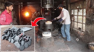 Most Incredible Mini Axle Forging Process With Amazing Skills and Process