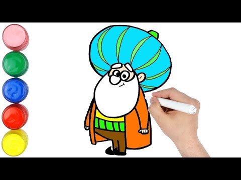TRT Çocuk Nasreddin Hoca Çizim ve Boyama | Nasrettin Hoca Zaman Yolcusu Çizgi Film Nasıl Çizilir ?