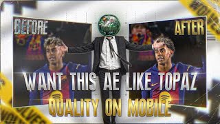 TOPAZ QUALITY ON MOBILE🤯 | AE like quality | #inshot #inshottutorial #inshotediting  screenshot 1