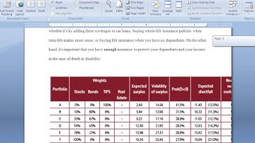 Word 2007 Lesson 4 Page Formatting
