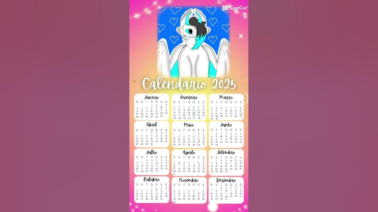 Calendário de 2025 ️ edits YouTube