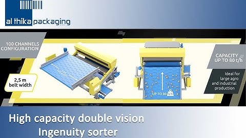 #Ingenuity #Sorter - The double vision high capacity sorter by Raytec Vision