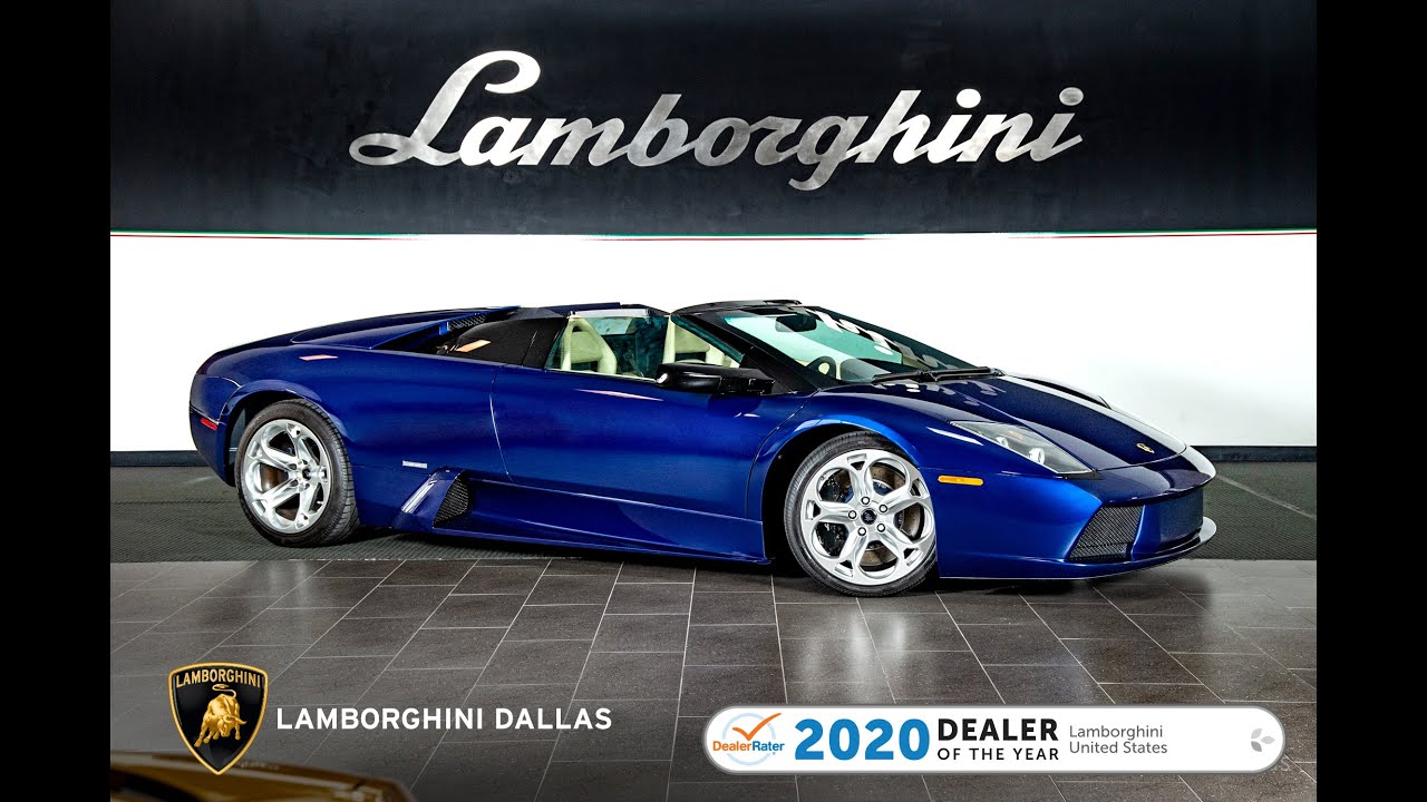 2006 Lamborghini Murcielago Roadster Blu Hera L1298 - YouTube