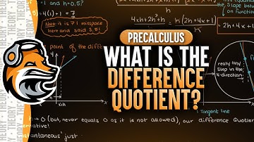 What Is The Difference Quotient?