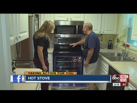 Hot Stove Damages Kitchen Cabinets Youtube