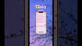 Name app: Taby simple notes #iphonetips #aesthetic #tips