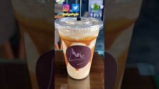 Preparing Salted Caramel Latte at Mont Caffe Oman | تحضير مشروب جديد سولتد كاراميل لاتيه