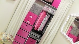 Closet Tour: Organizing A Very Small Closet