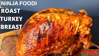 Ninja foodi how to roast a turkey breast using the bake/roast setting
and yes you could use air crisp function as well. today we choose
it...