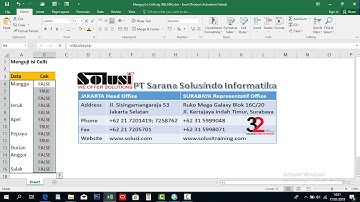 Menguji Isi Cells dg Fungsi ISBLANK