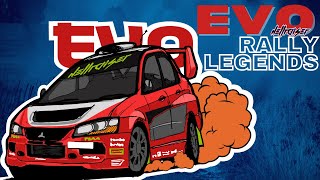 Evo -  Rally Legends  | Car T-Shirt | HellRaiser MotoWear