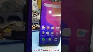 Vivo y91i Front camera not working problem and solution
