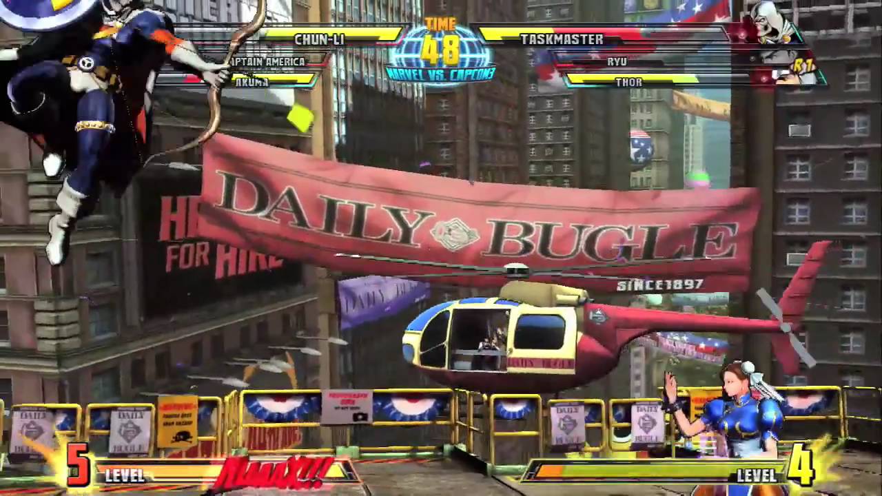 Marvel vs Capcom 3 Gameplay: Akuma