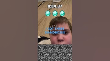 I GOT THREE DIAMONDS IN THE MINECRAFT FILTER!