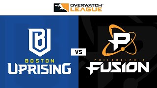 Boston Uprising vs Philadelphia Fusion | Week 20 | NA Day 2