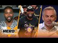 Tristan Thompson reacts to LeBron's 4th title, talks GOAT debate and Lakers | NBA | THE HERD