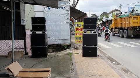 Bàn Giao Dàn Line Array 30 Đơn, Loa V7 acoustic A Cường, Bình Chánh - 0901139401 gặp Vinh