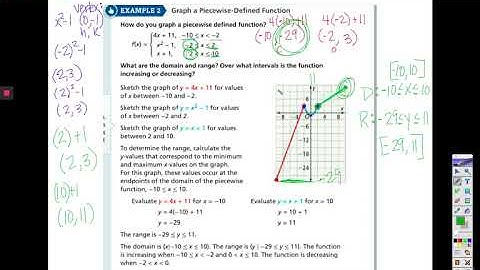 1 3 Piecewise Defined Functions Part 2 August 25, 2020