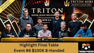 [Poker Highlight] ค่าสมัคร 3.6 ล้านบาท!! โปรปุณณัตถ์ซัด 40ล้าน Triton Monte-Carlo 2023 - Final Table