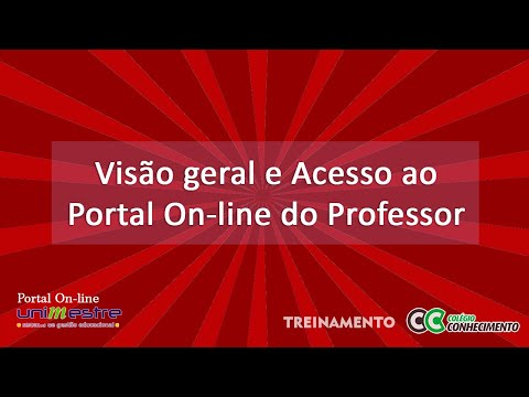 Visão Geral e Acesso ao Portal On-line do Professor