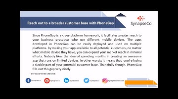 SynapseCo PhoneGap App Development Services