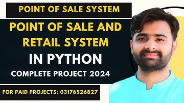 Building a POS Website Using Python | Point Of Sale and Retail ( POS ) System in Python