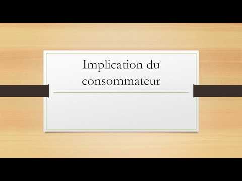 Vidéo: Quels sont les types d'implication des consommateurs ?