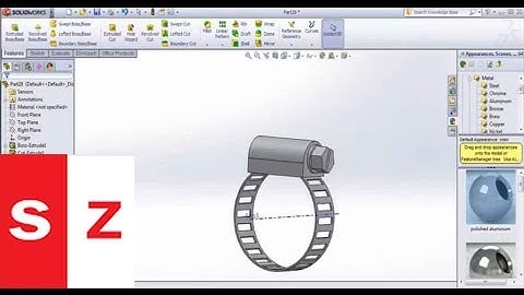 Solidworks Hose Clamp Drawing Tutorial