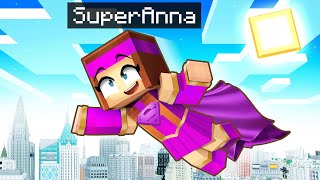 Anna devient une SUPER HEROS sur Minecraft !