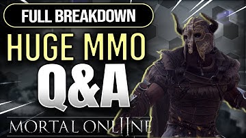Mortal Online 2 ► An Insanely Ambitious PVP MMORPG (Huge Q&A Breakdown, Character Progression, More)