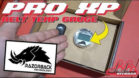 Rzr Pro Xp Razorback Temp Gauge