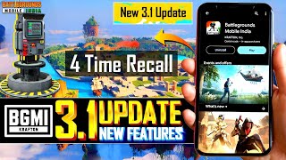 BGMI 3.1 UPDATE IS HERE | BGMI 3.1 UPDATE TOP NEW FEATURES | 3.1 UPDATE | HOW TO DOWNLOAD 3.1 UPDATE