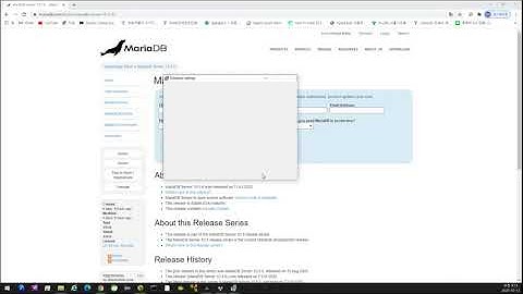 MariaDB(MySQl) - Download and Install