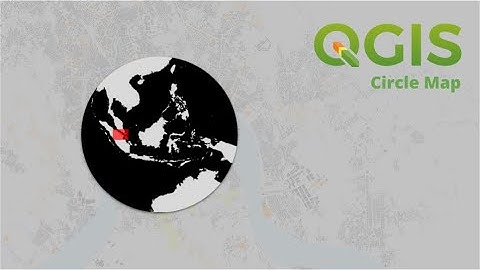 Create a circular map in QGIS