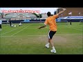 Dolgopolov + Stepanek Training-Court Level View