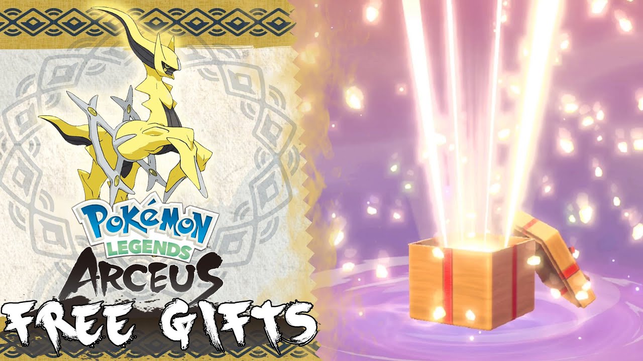 Top 3 FREE Mystery Gifts In Pokemon Legends Arceus (WORKING MARCH 2022 ...