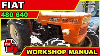 FIAT 480 480DT 500 500DT 540 540DT 640 640DT Workshop Service Repair Manual - ENGLISH - Download PDF