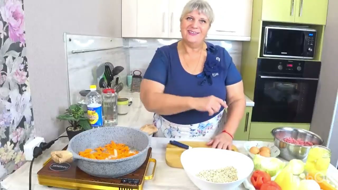 Экономное МЕНЮ из 1 кг фарша !  Но готовят  ТАК не многие, а зря! Завтрак, обед, ужин!