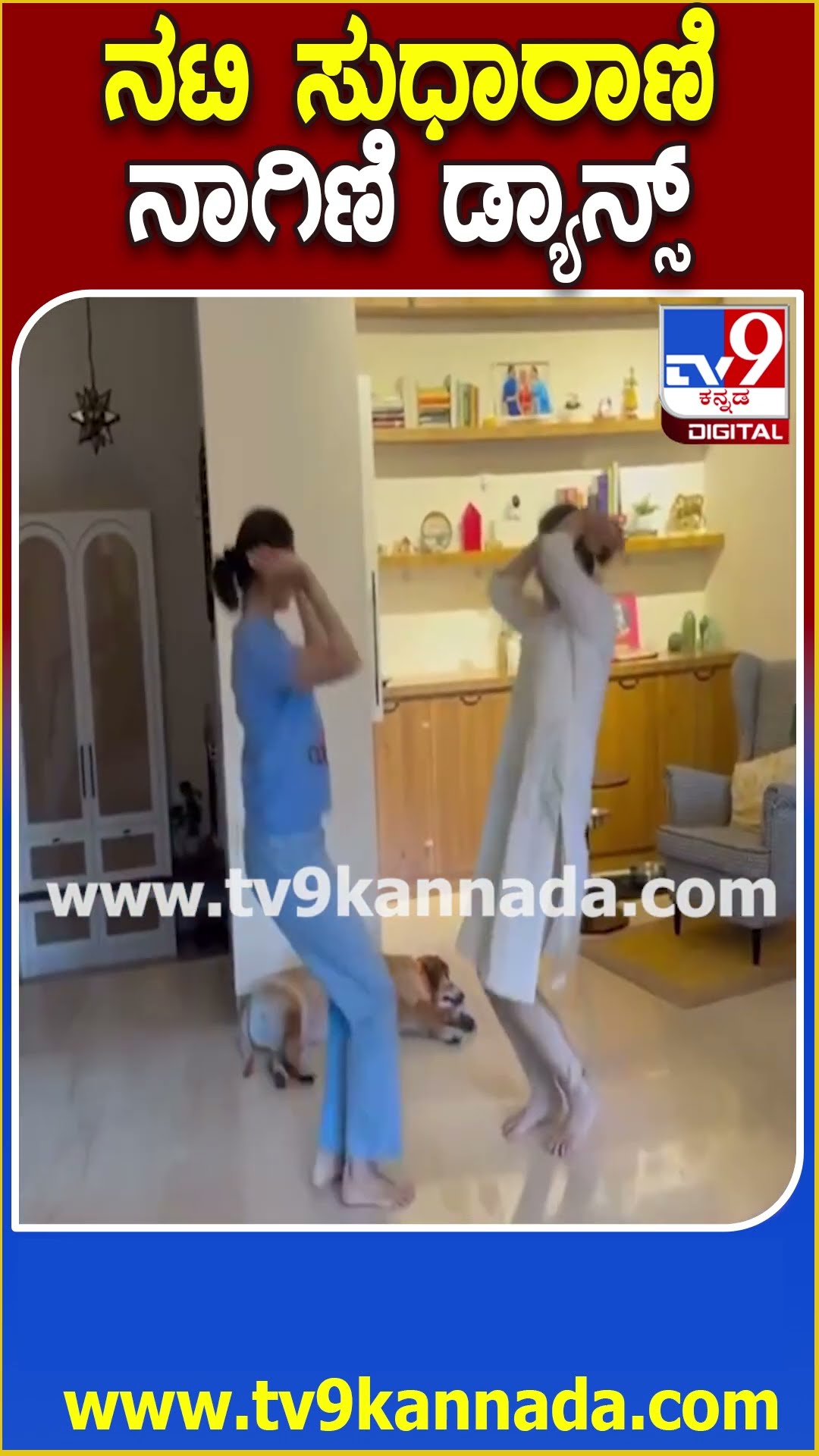 ನಟಿ ಸುಧಾರಾಣಿ ನಾಗಿಣಿ ಡ್ಯಾನ್ಸ್ #Sudharani #Tv9D