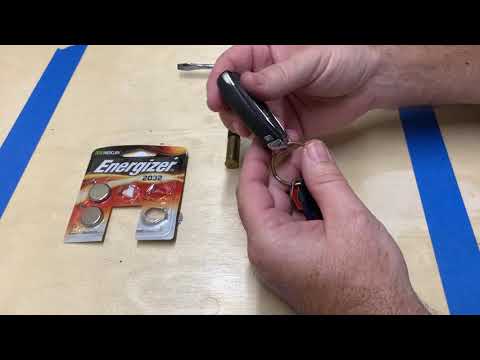 2016 Chevy Malibu key fob battery replacement - YouTube