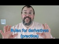Calculus 1 -- Rules for derivatives -- More practice