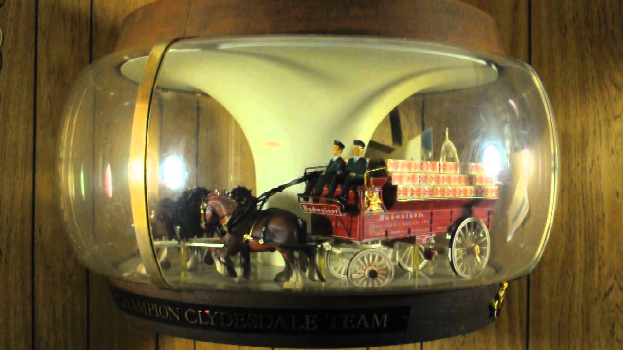 Budweiser Vintage Champion Clydesdales Carousel Parade Bar