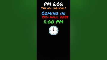 pm 6:06: the all sublevel (with smiles!) coming soon...