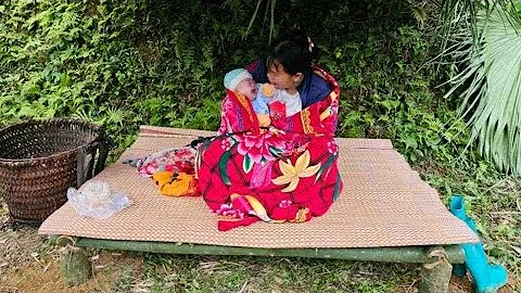 Single Mother Crafts a Beautiful Bamboo Bed Using Only Nature’s Materials